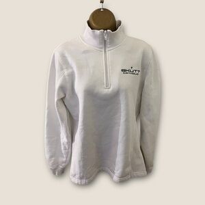 Sport-Tek Skutt Catholic Half Zip High Neck Sweatshirt White S